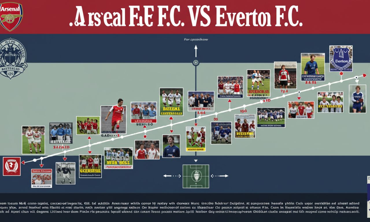 Arsenal F.C. vs Everton F.C. Timeline