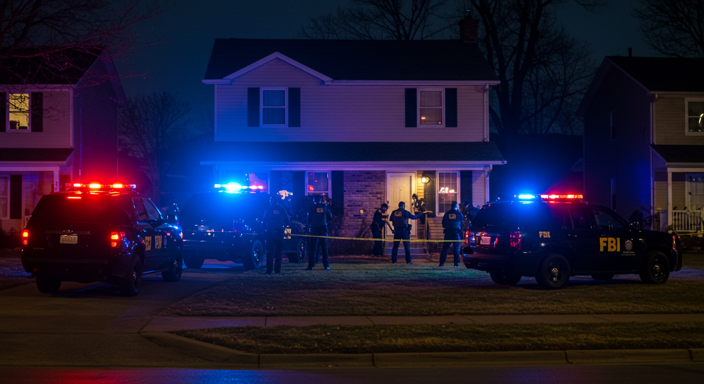 FBI Searches Niles Ohio Home