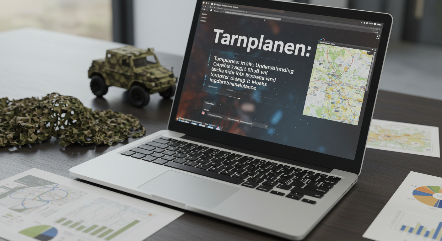 Tarnplanen: Understanding Its Meaning, History, and Modern Relevance