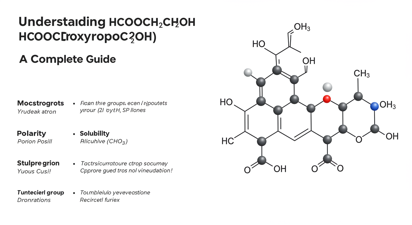 Understanding hcooch ch2 h2o: A Complete Guide