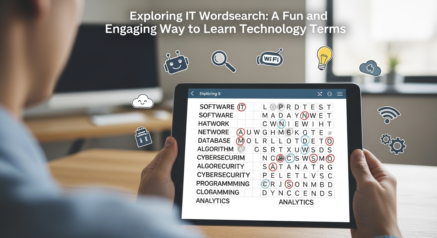 Exploring IT Wordsearch: A Fun and Engaging Way to Learn Technology Terms