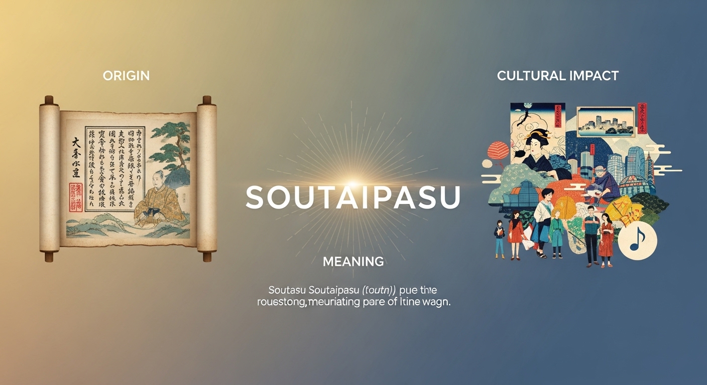 Soutaipasu – Exploring the Meaning, Origin, and Cultural Impact