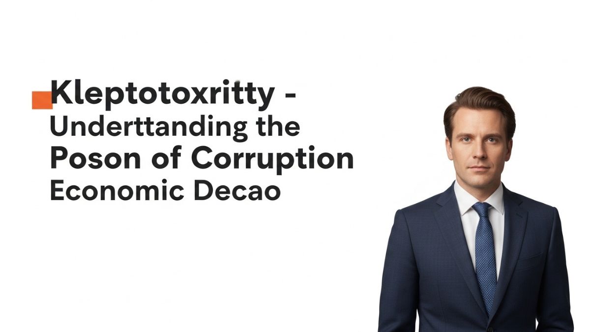 Kleptotoxicity – Understanding the Poison of Corruption and Economic Decay